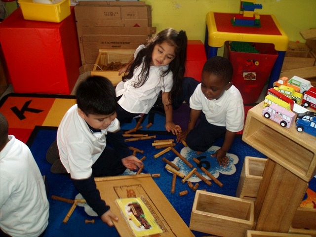 Bright Kids Academy classroom with educational activities for preschoolers